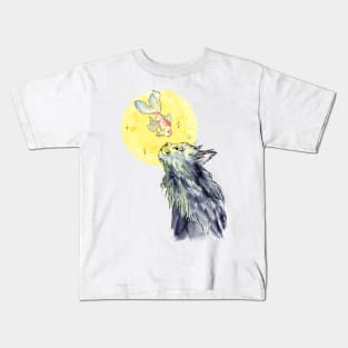 Kitty and the Floaty Fish Kids T-Shirt